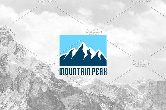 Mountain Peak Logo - Mountain Peak Logo Template ~ Logo Templates ~ Creative Market