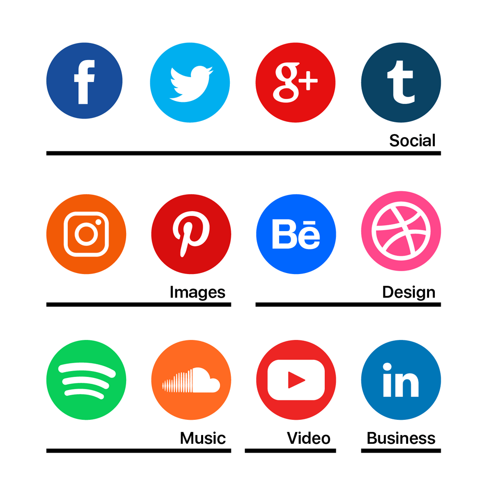 LinkedIn Instagram Logo - Social Media Icons: Facebook Icon, Twitter Icon, Google Plus Icon ...
