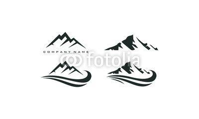Mountain Peak Logo - mountain peak logo template. Buy Photo