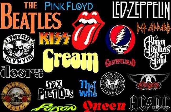 70s Rock Bands Logo - rock symbols. Music, Rock Music, Rock bands