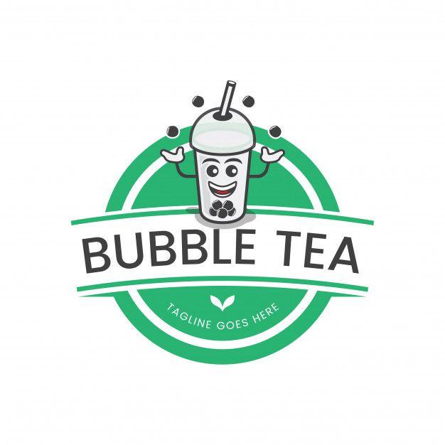 Boba Drink Logo - Bubble tea logo Vector | Premium Download