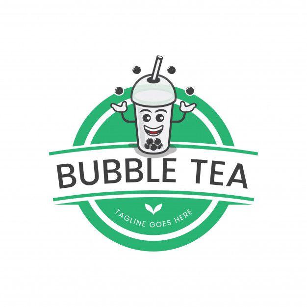 Boba Drink Logo - Bubble tea logo Vector