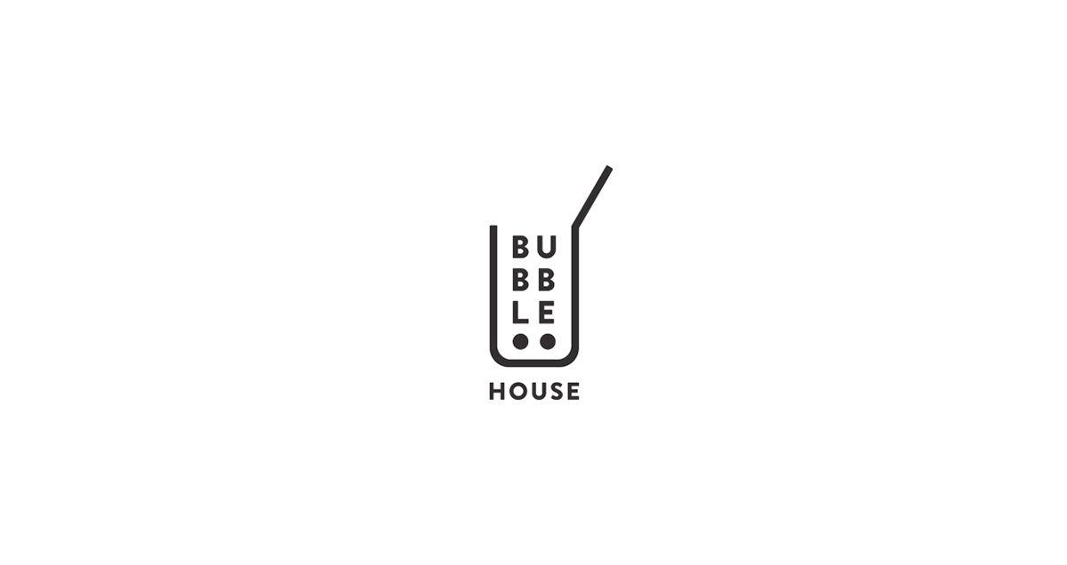 Boba Drink Logo - BUBBLE HOUSE : Bubble Tea branding identity on Behance | Logo ...