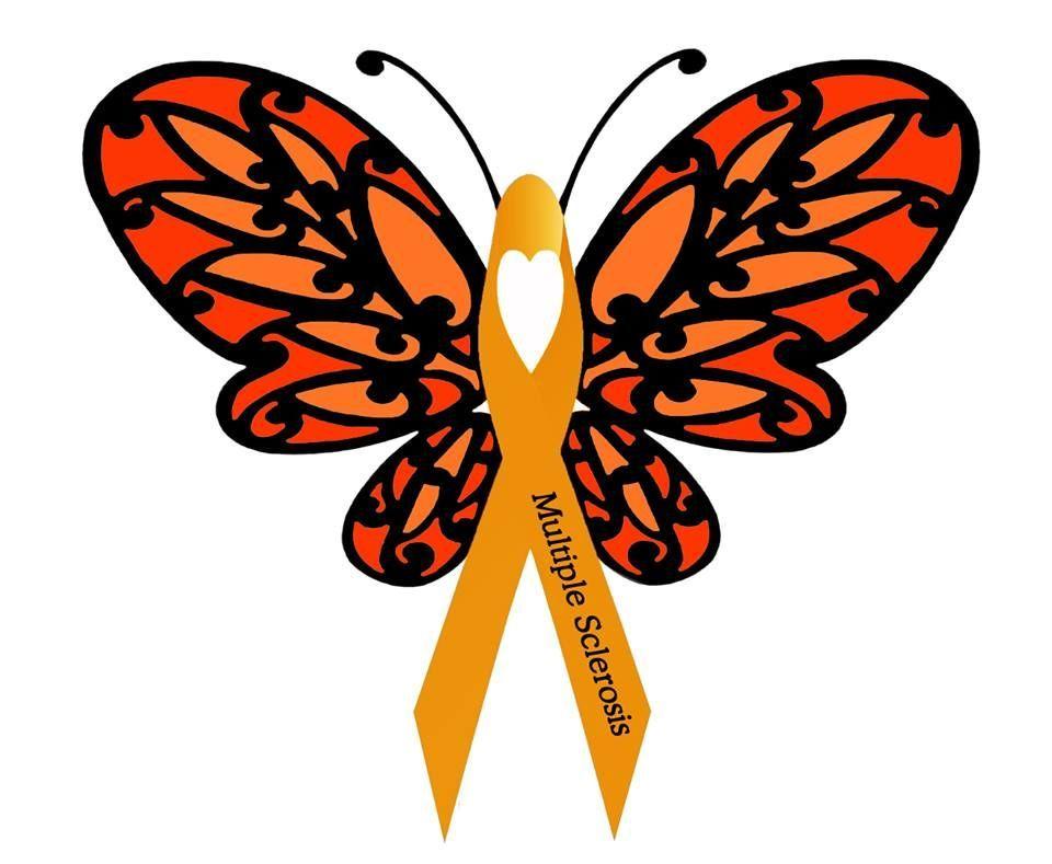 Multiple Sclerosis Butterfly Logo - Multiple Sclerosis Awareness Butterfly