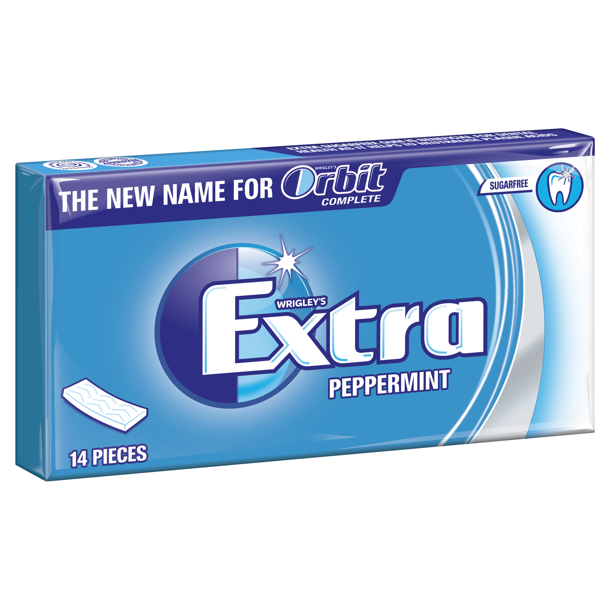Extra Gum Logo - Wrigley Orbit merges into Extra range