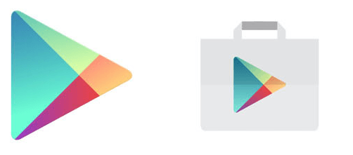 Play Store Logo - The evolution of Google logo as well as its Play Store logo ...