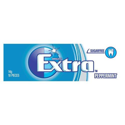 Extra Gum Logo - Buy wrigleys extra chewing gum peppermint 14g 10 pellets online at ...