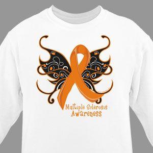 Multiple Sclerosis Butterfly Logo - Multiple Sclerosis Awareness Apparel. MS Awareness Apparel