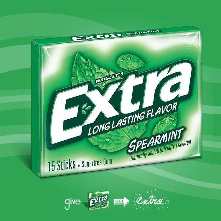 Extra Gum Logo - Set your taste buds a tingling with the invigorating sensation