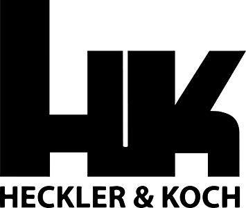 Heckler and Koch Logo - Heckler and Koch logo letters (Red): Automotive
