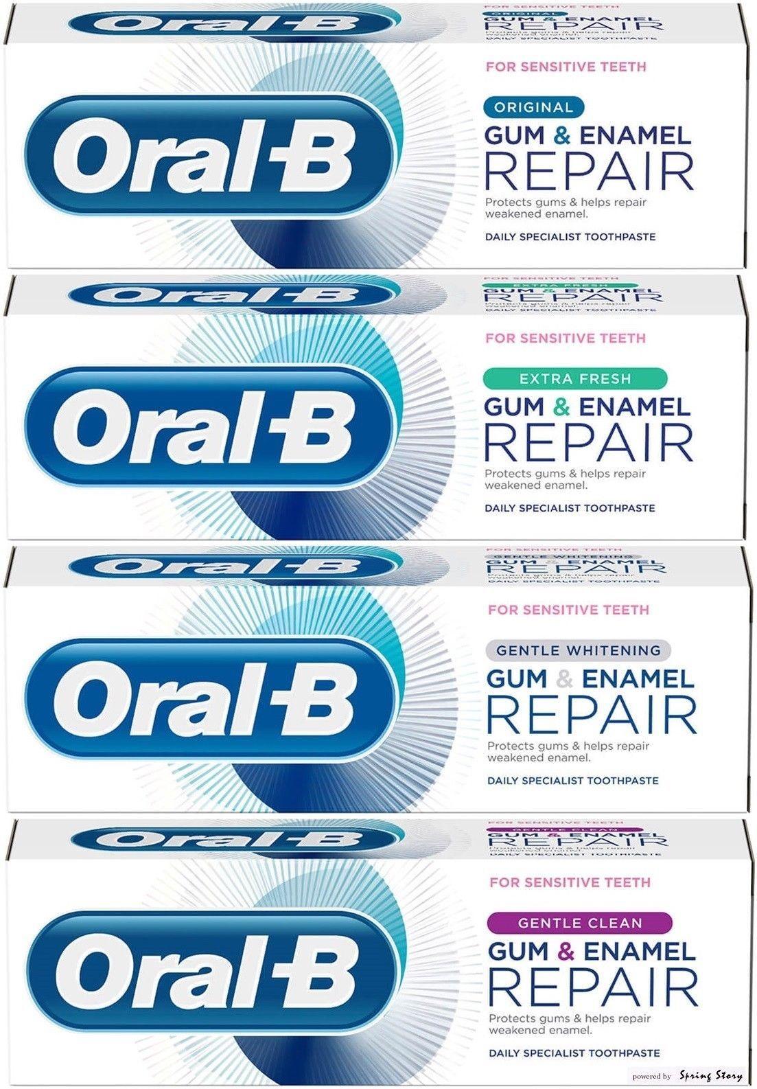 Extra Gum Logo - Oral-B Gum & Enamel Repair Toothpaste (Original,Extra Fresh,Gentle ...