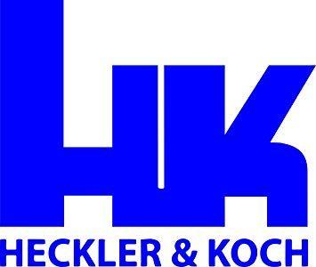 Heckler and Koch Logo - Heckler and Koch logo letters (Blue): Automotive