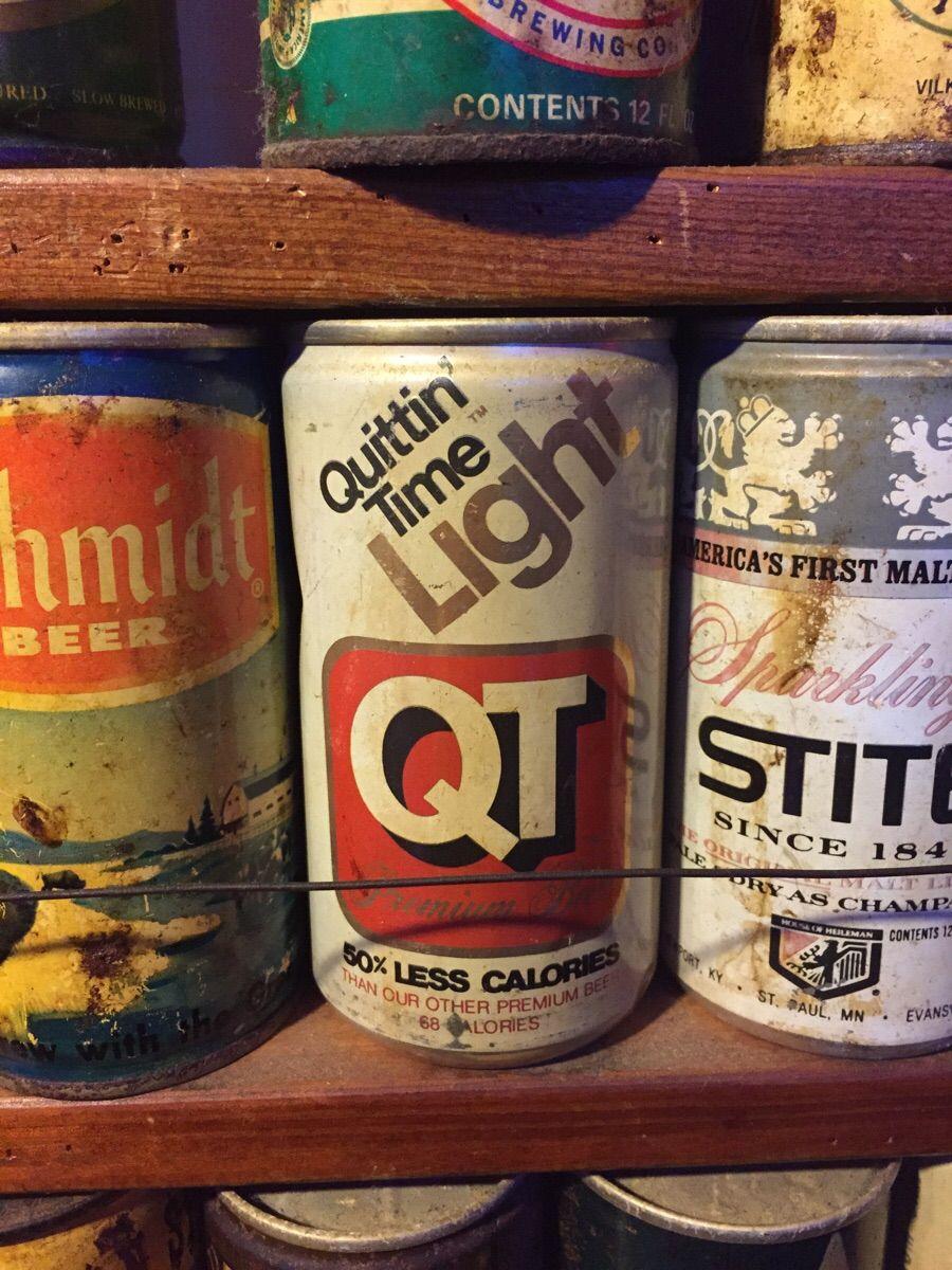 QuikTrip Logo - An old beer brand called Quittin' Time Light used the same logo as ...