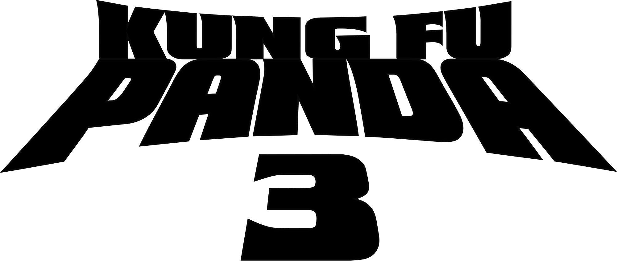 Kung Fu Panda Logo - Kung Fu Panda 3 logo.svg