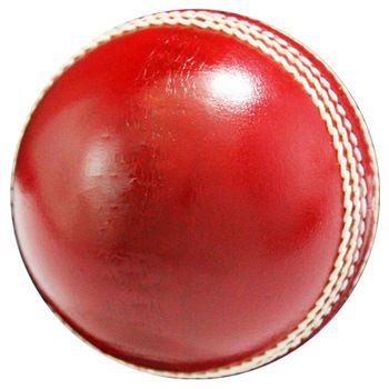 Red Hands On Ball Logo - Tan Leather Hand Made Stitching Red Cricket Balls Hand Made