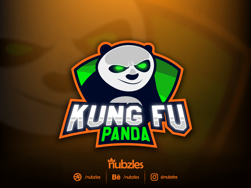 Kung Fu Panda Logo - Kung Fu Panda FanArt E Sport Logo By Sugeng Riyanto. Dribbble