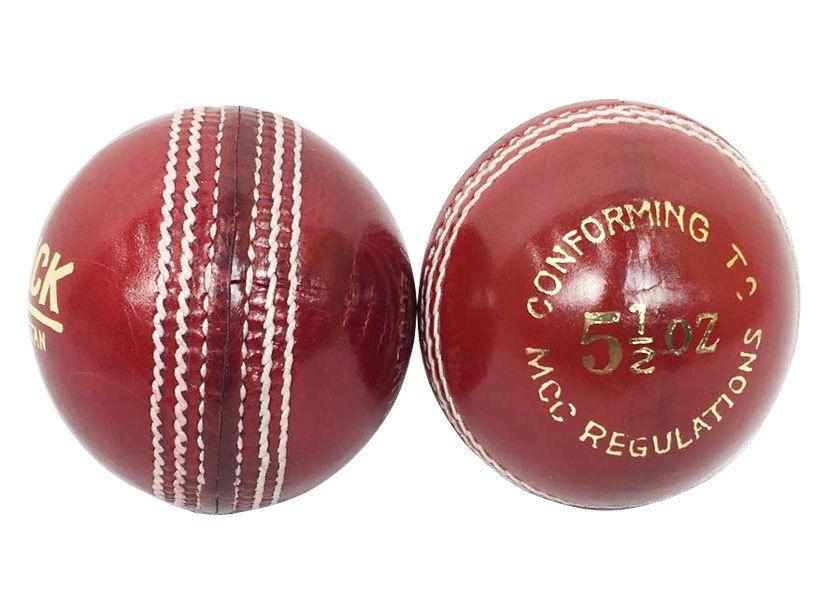 Red Hands On Ball Logo - Cricket Ball Red Hand Stitched Top Quality Leather – FXF Sports
