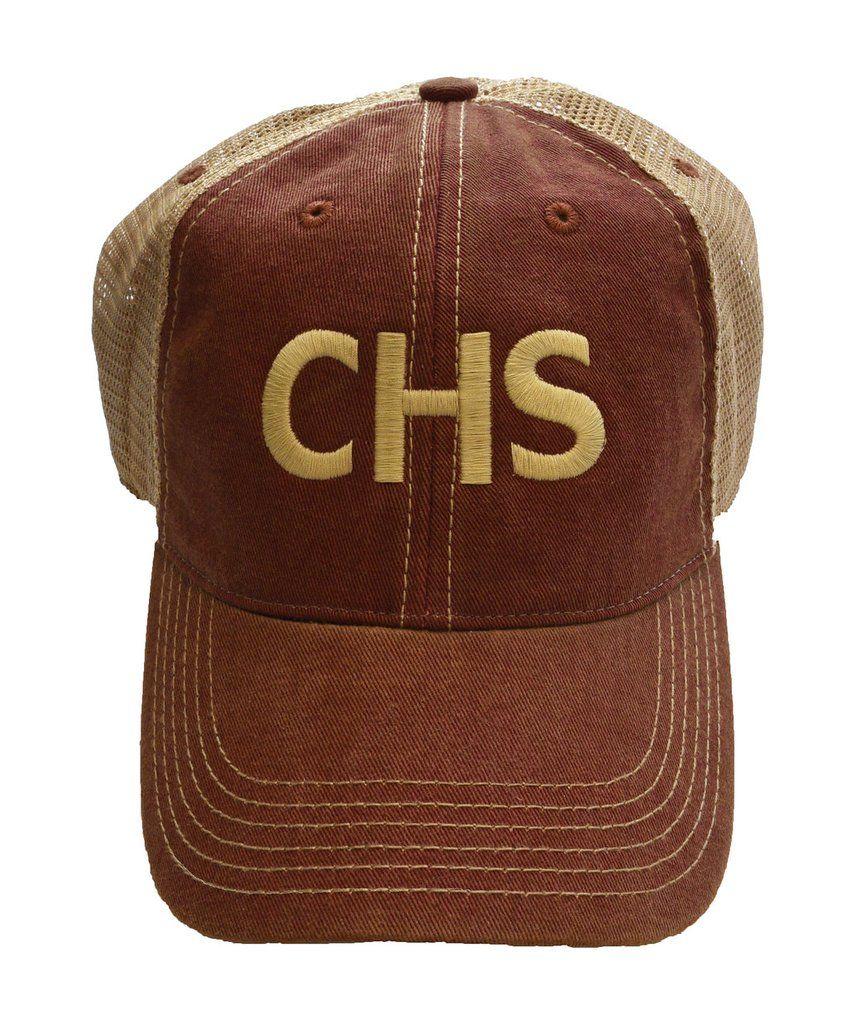 Red Hands On Ball Logo - CHS Trucker Hat