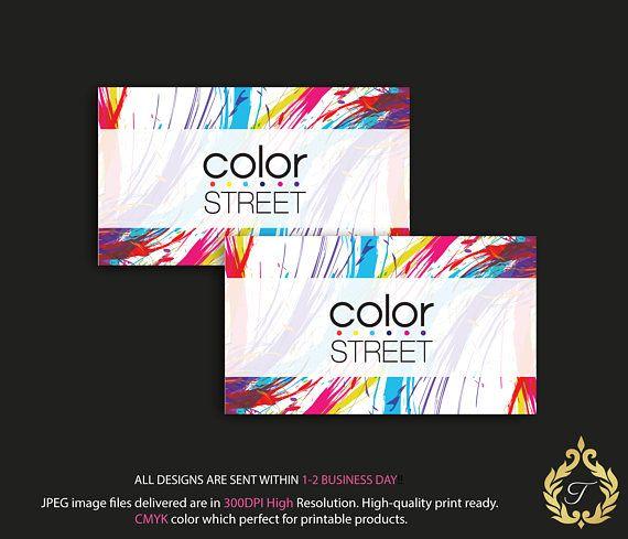Color Street Logo - Color Street Business Card, Personalized Color Street Business Card ...