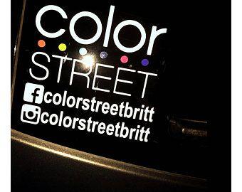 Color Street Logo - Color street decal
