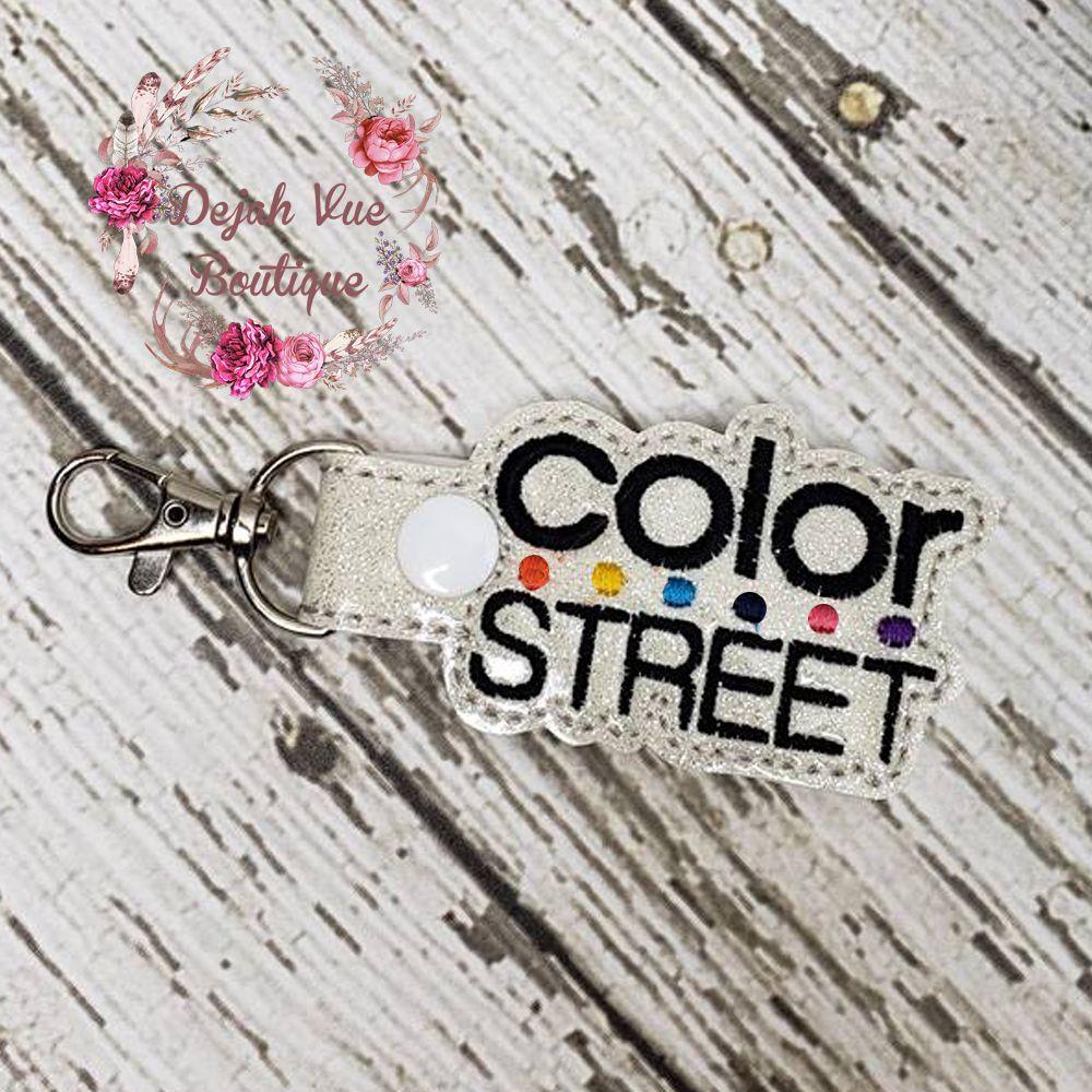 Color Street Logo - Color Street Key Chain