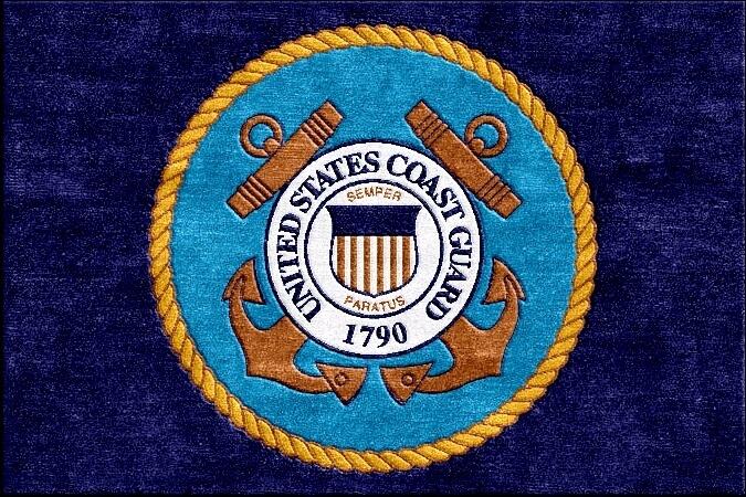 Us Coast Guard Logo - Buy U.S. Coast Guard Logo Rug Online | Rug Rats