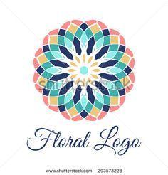 Style Flower Logo - Best Circle Flower Logo image. Floral logo, Flower logo, Black