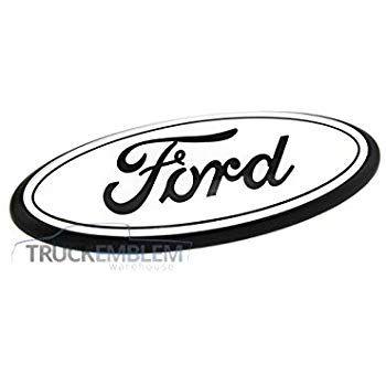 Black and White Ford Diesel Logo - Amazon.com: 1 New Custom White and Black 05-07 F250, F350, F450 ...