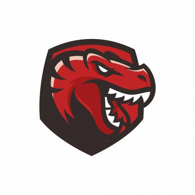 Red Raptor Logo - Raptor Logo Icon Illustration Mascot Vector