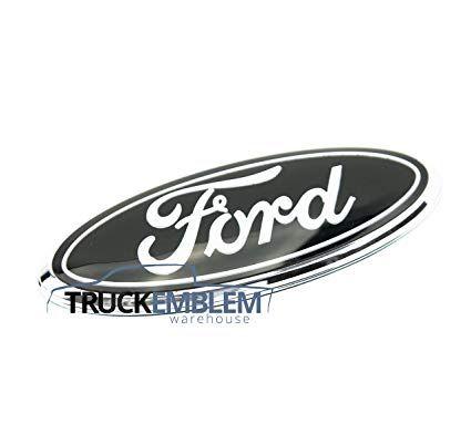Black and White Ford Diesel Logo - Amazon.com: 1 New Custom Chrome & Black 99-04 F250, F350, F450, F550 ...