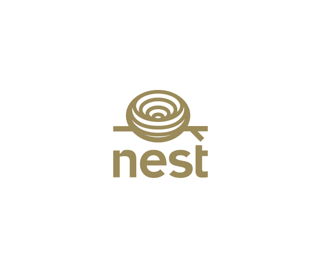 Birds in Nest Logo - Nest Logos