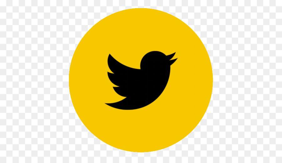 Yellow Bird in Circle Logo - silhouette symbol yellow clip art - App Tweetdeck png download - 512 ...