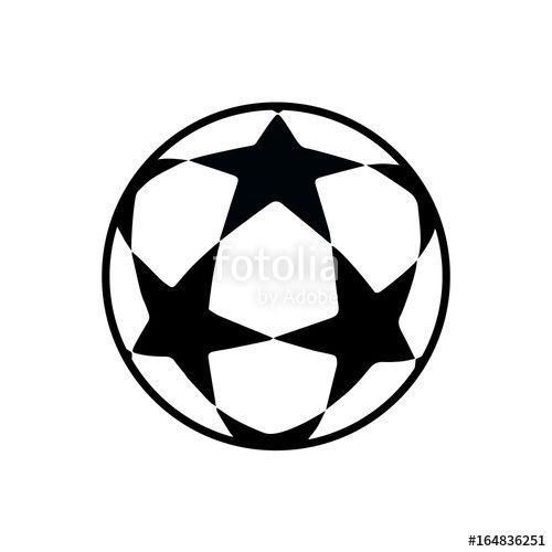 Soccer Ball Logo - Soccer ball icon isolated. Football games symbol. Soccer ball logo