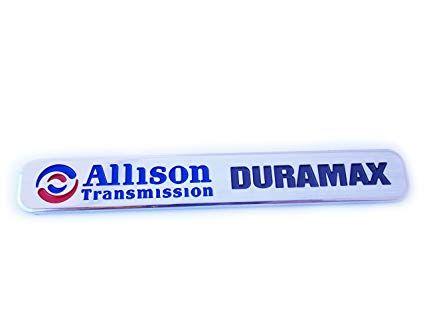 Allison Logo - Genuine GM 15243842 Allison Transmission Duramax Brushed Metal Emblem
