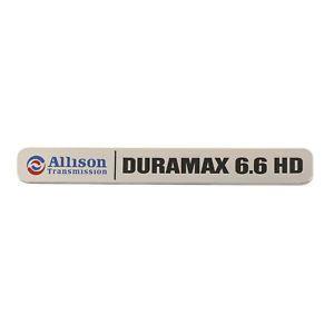 Allison Transmission Logo - OEM NEW Hood Allison Transmission Duramax 6.6 HD Emblem 11-14 ...