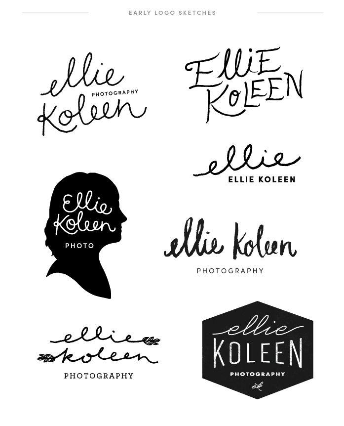 Creating a Photography Logo - New Work: Ellie Koleen Photography
