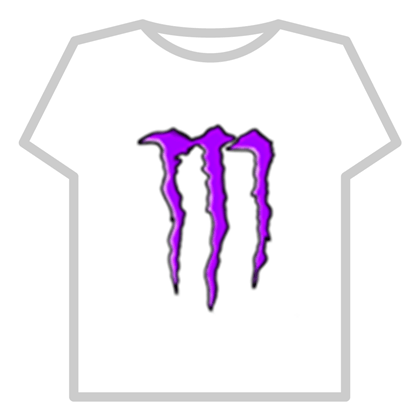 Purple Monster Logo Logodix - monster energy t shirt roblox