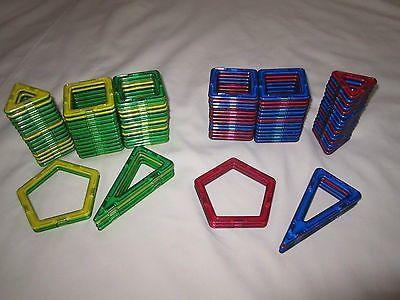Blue Green Yellow Triangle Logo - 96 Piece Magformers Set Red & Blue w/ Green & Yellow Triangle ...