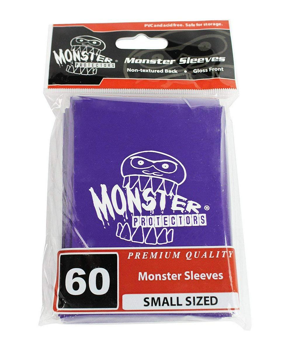 Purple Monster Logo - BCW Glossy Sleeves - Small - Monster Logo - Purple - 2 7/16 x 3 9/16 ...
