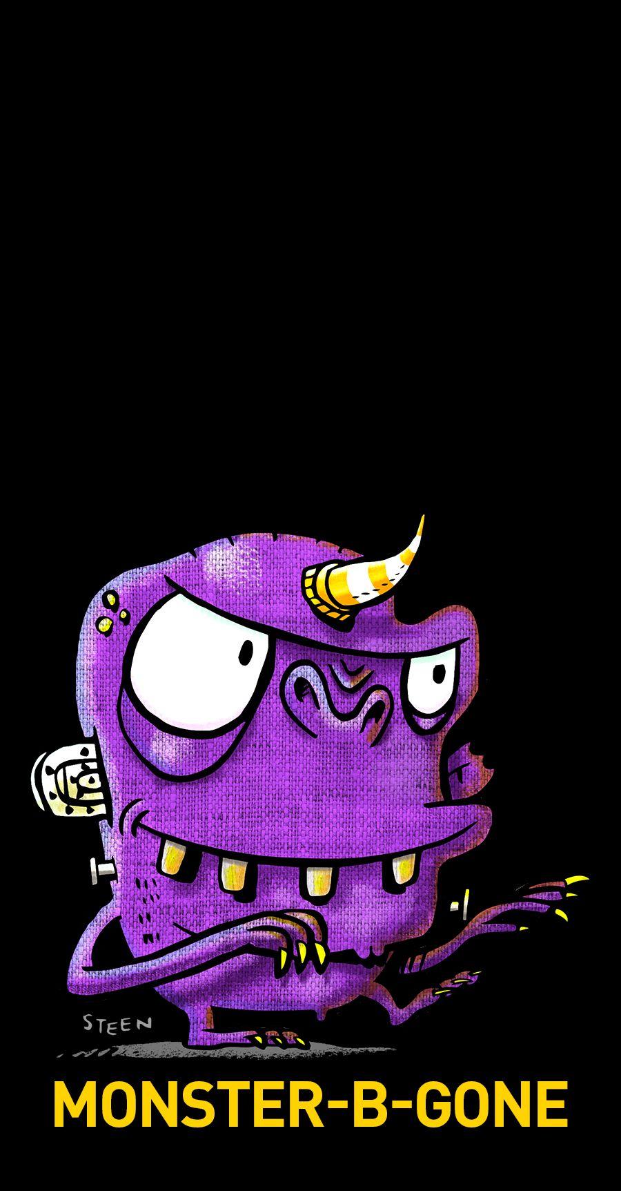 Purple Monster Logo - Monster-B-Gone Keeps Kids Safe from Creepy Bedroom Critters | Make: