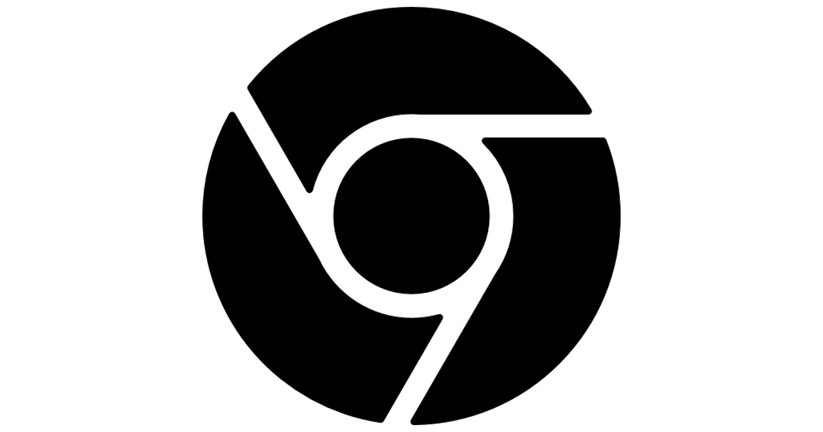 Black Chrome Logo - Chrome - Free logo icons
