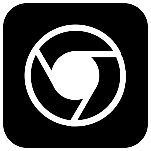 Black Chrome Logo - chrome Icon