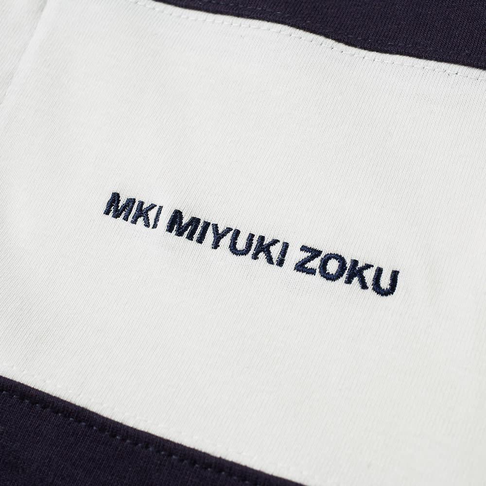 Blue Stripe Logo - MKI Miyuki-Zoku Stripe Logo Rugby Shirt in Blue for Men - Lyst