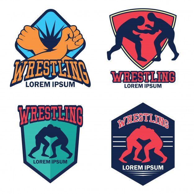 Wrestling Logo - Wrestling logo Vector | Premium Download