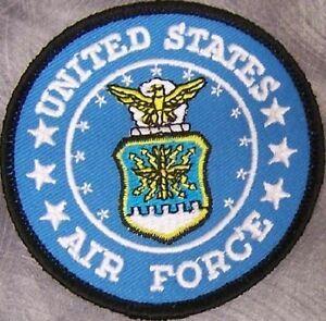 Military Air Force Logo - Embroidered Military Patch USAF Air Force logo NEW | eBay