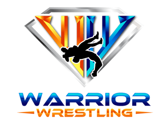 Wrestling Logo - Warrior Wrestling logo design - 48HoursLogo.com