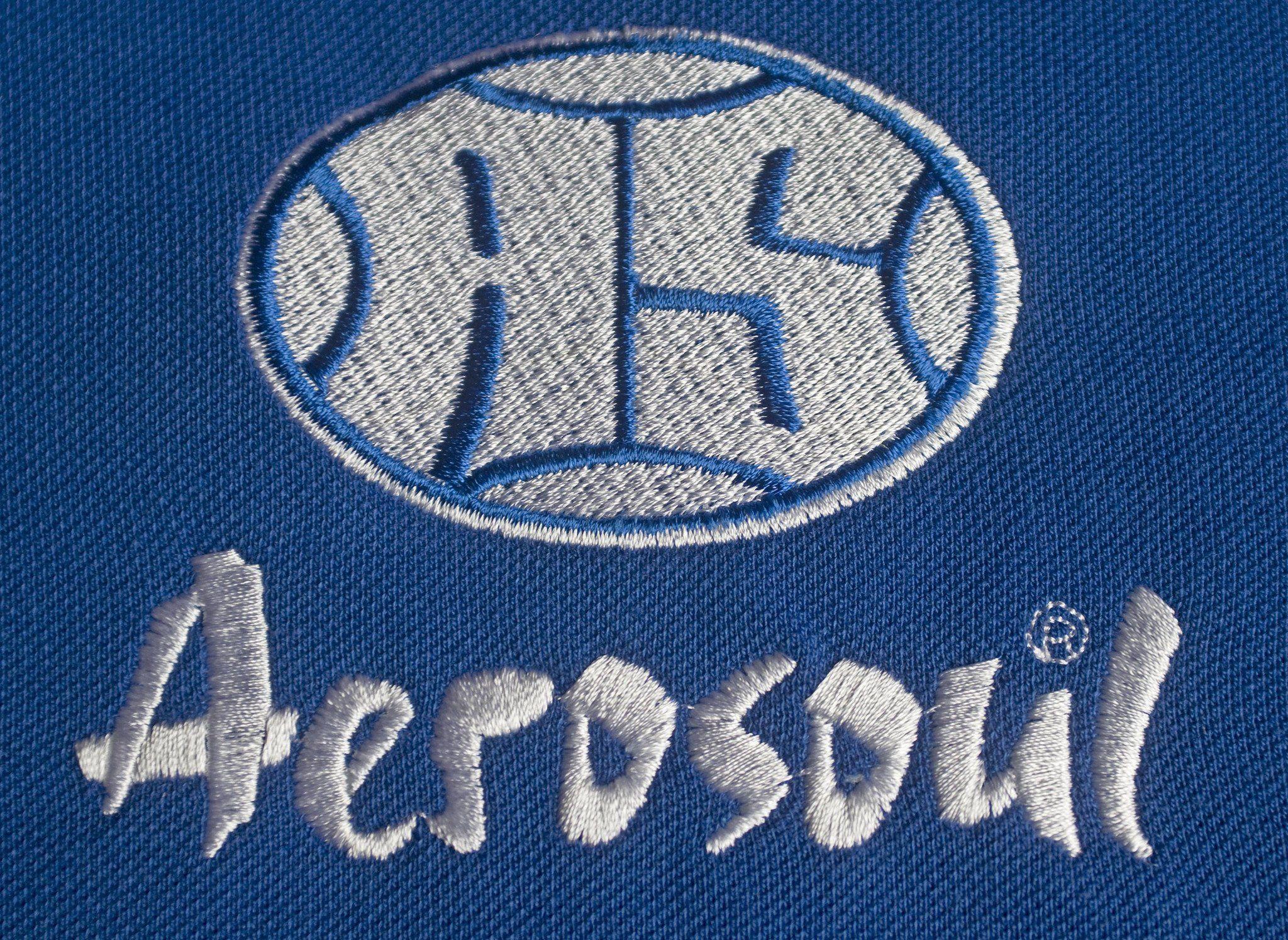 Blue White S Logo - A.S. Embroidered Blue/White Polo Shirt (Royal Blue) – Aerosoul Limited