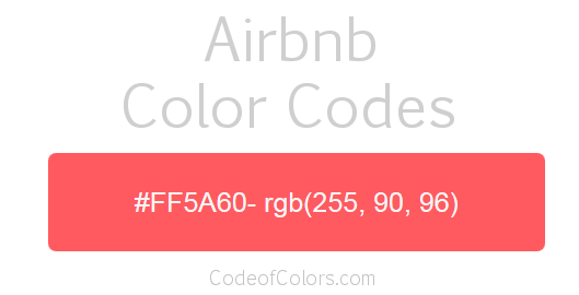 Official Airbnb Logo - Airbnb Colors - Hex and RGB Color Codes