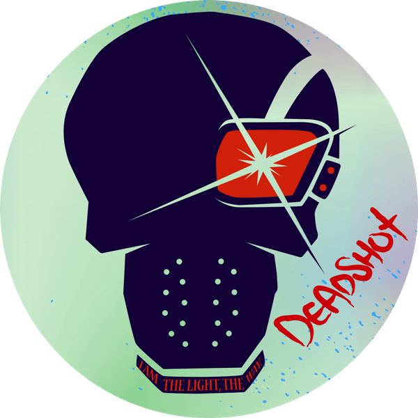 Deadshot Logo - Deadshot Sticker car | StickersMag