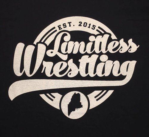 Wrestling Logo - Black Limitless Wrestling Logo T-Shirt — Limitless Wrestling